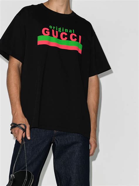 gucci print t shirt|gucci symbol t shirt.